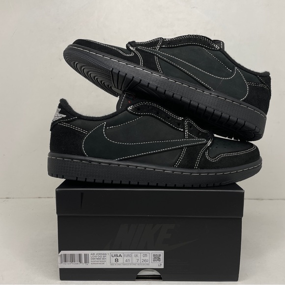 Jordan Shoes - Nike Air Jordan 1 Retro Low OG SP Travis Scott “Black Phantom” 2023